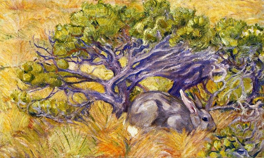 Wild Rabbit by Franz Marc