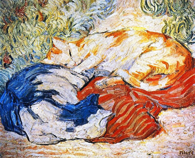 Cats by Franz Marc