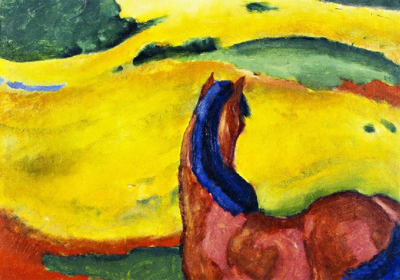 HORSE IN A LANDSCAPE