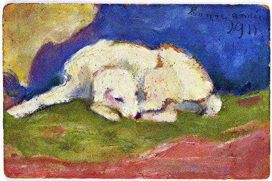 Russi’ Lying by Franz Marc