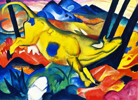 The Yellow Cow by Franz Marc