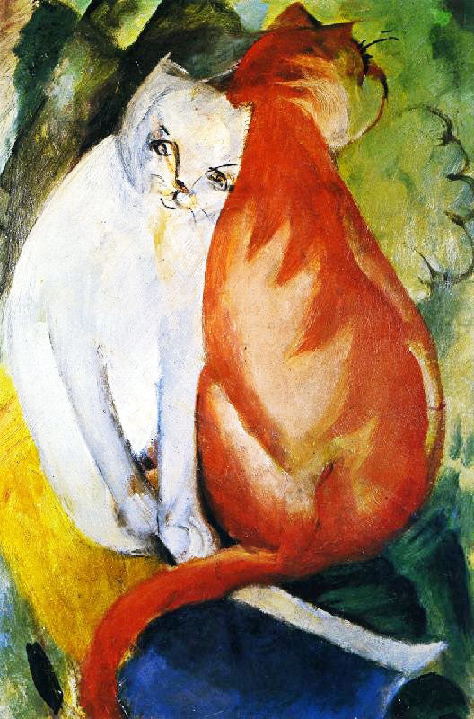 CATS, RED AND WHITE