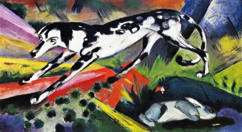 The Fear Of The Hare by Franz Marc