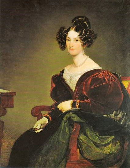 Amalie Klein, Nee Von Henikstein by Friedrich von Amerling