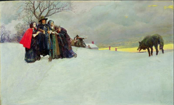 A Wolf Had Not Been Seen At Salem For Thirty Years by Howard Pyle