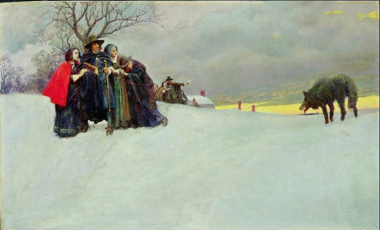 A Wolf Had Not Been Seen At Salem For Thirty Years by Howard Pyle