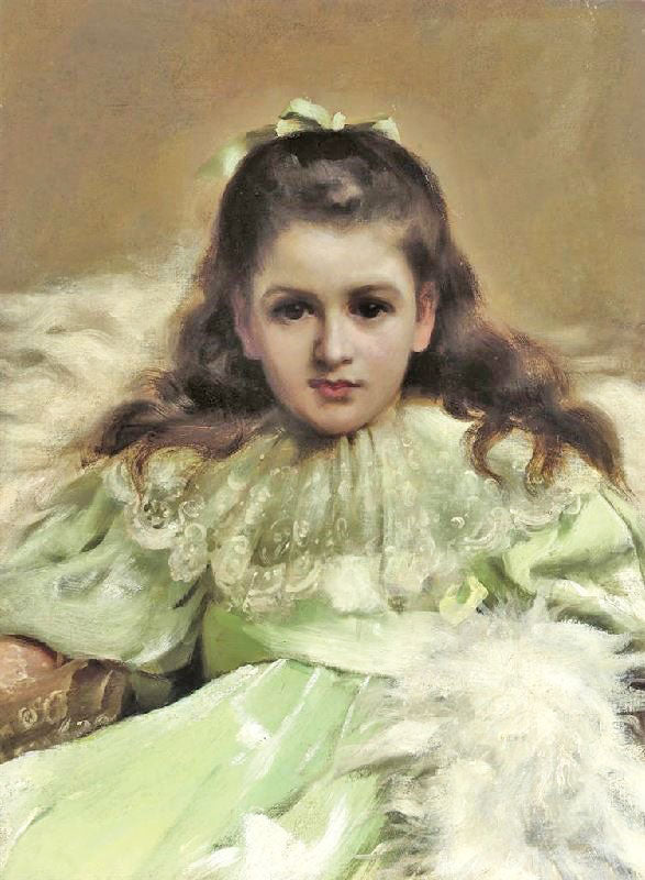 Anne As Alice In Wonderland by Thomas Benjamin Kennington