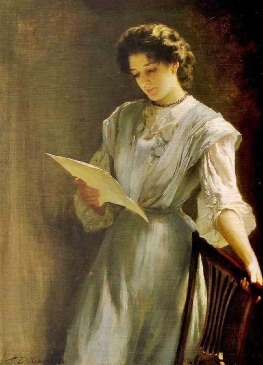 Reading The Letter by Thomas Benjamin Kennington