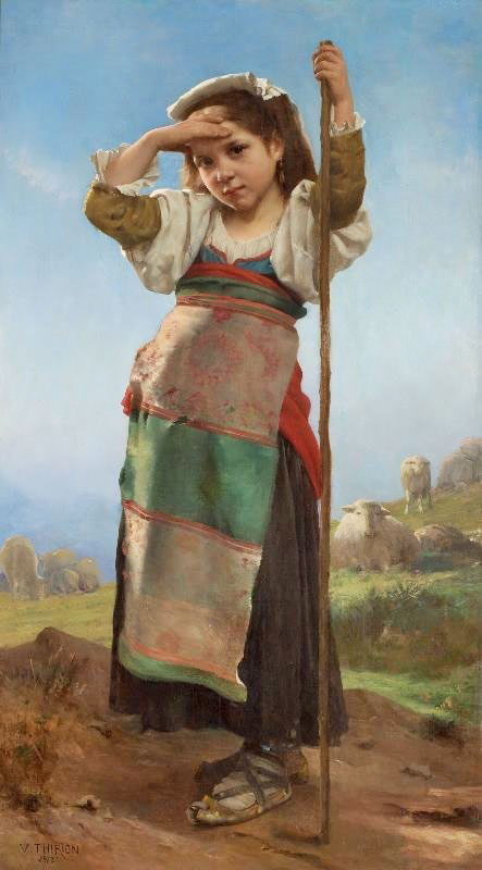 YOUNG SHEPHERDESS