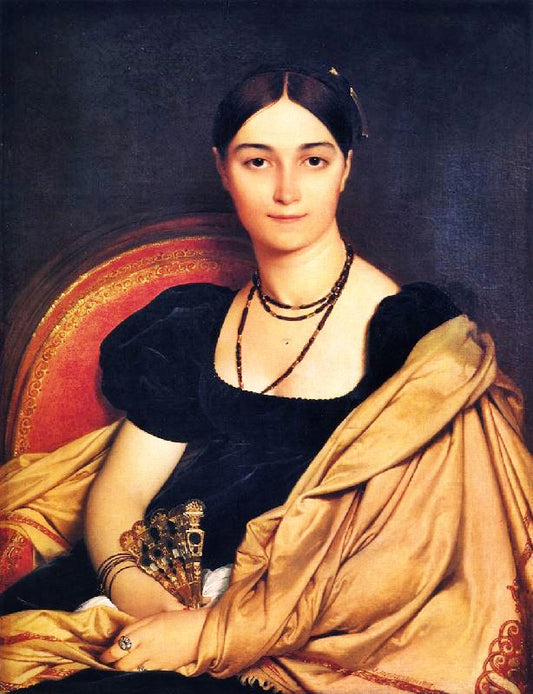 Antonia Duvaucey De Nittis by Jean-Auguste-Dominique Ingres