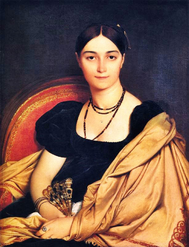 Antonia Duvaucey De Nittis by Jean-Auguste-Dominique Ingres