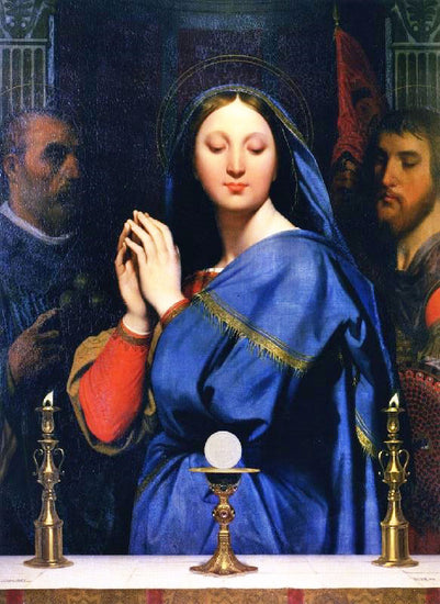 The Virgin Of The Host by Jean-Auguste-Dominique Ingres