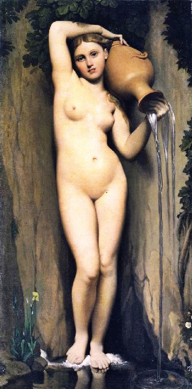 The Source by Jean-Auguste-Dominique Ingres