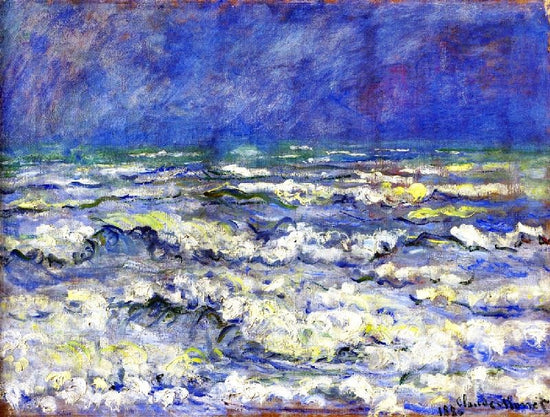 Open Sea, Stormy Weather by Claude Oscar Monet