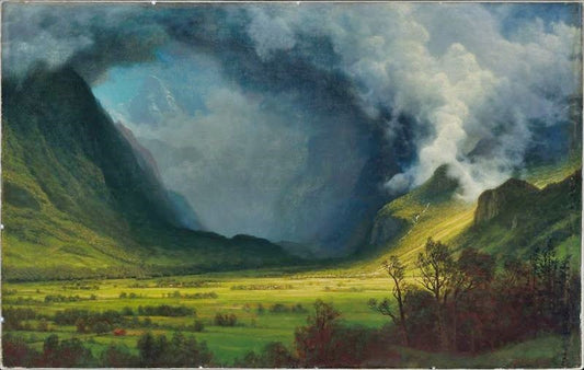 Storm In The Mountains by Albert Bierstadt