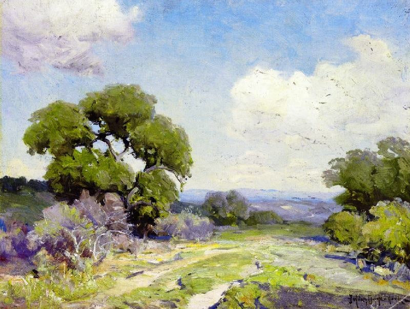 Morning In The Live Oaks, Boerne, Texas by Julian Onderdonk