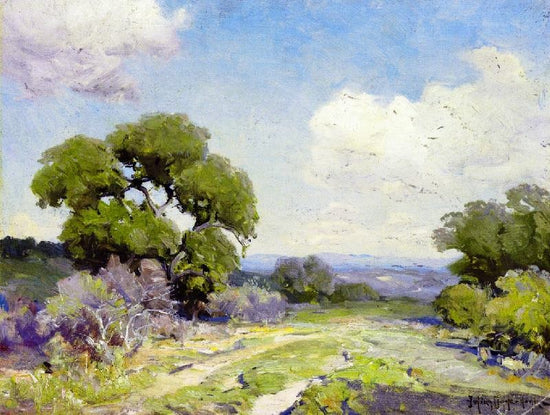 Morning In The Live Oaks, Boerne, Texas by Julian Onderdonk