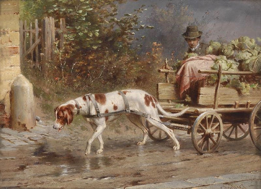 On The Way To Market by Carl Reichert