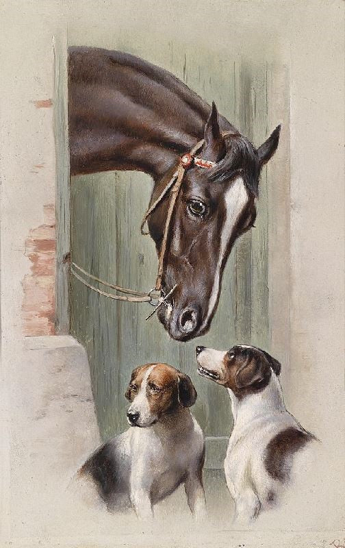 Visit To The Stables by Carl Reichert