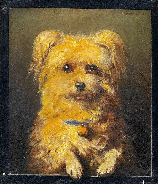 Portrait Of A Dog, 1871 by Carl Reichert