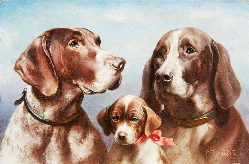 Dog Family by Carl Reichert
