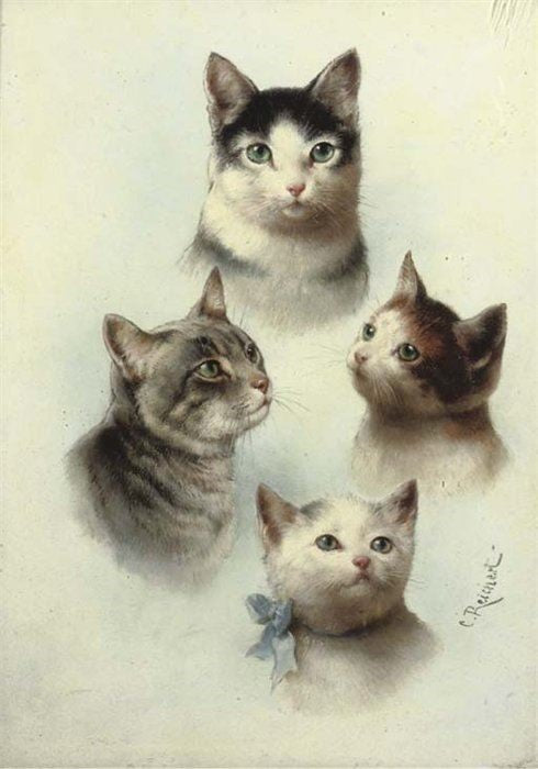Cute Cats by Carl Reichert