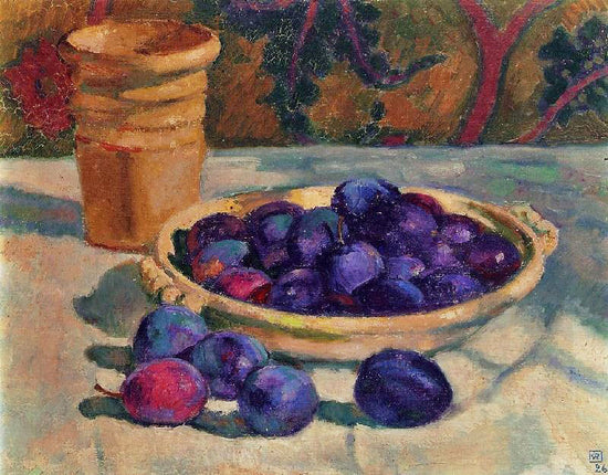 Still Life With Plums by Theo van Rysselberghe