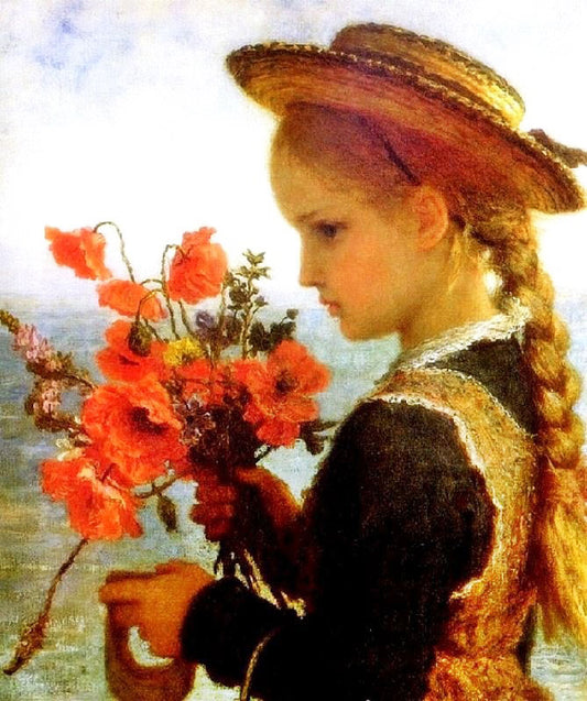 Poppy Girl by Karl Wilhelm Friedrich Bauerle