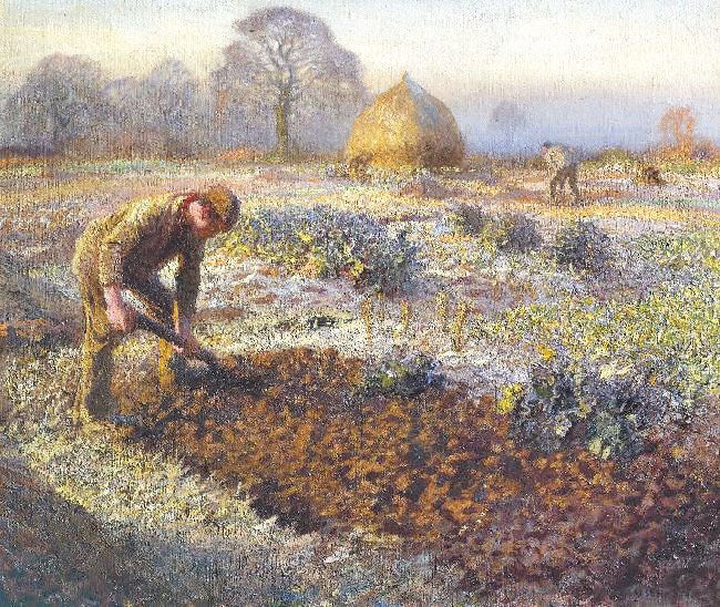 A Frosty March Morning by George Clausen R.A. R.W.S. R.I.