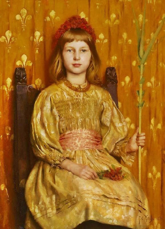 My Crown And Sceptre by Thomas Cooper Gotch