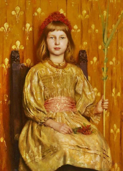 My Crown And Sceptre by Thomas Cooper Gotch