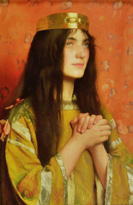La Reine Clothilde by Thomas Cooper Gotch