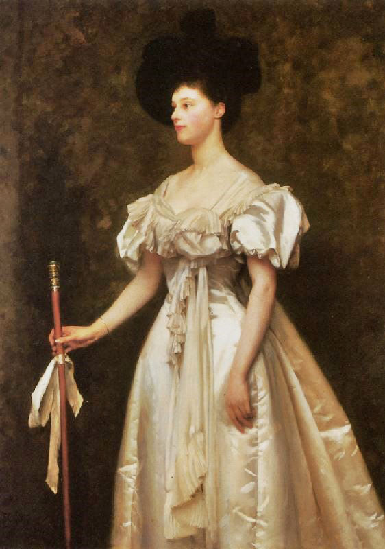 A Portrait Of Miss Winifred Grace Hegan Kennard by Thomas Cooper Gotch