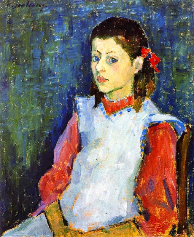 Girl In White Apron by Alexei Jawlensk