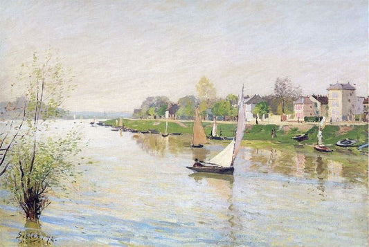 The Seine At Argenteuil by Alfred Sisle