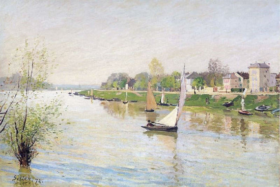 The Seine At Argenteuil by Alfred Sisle