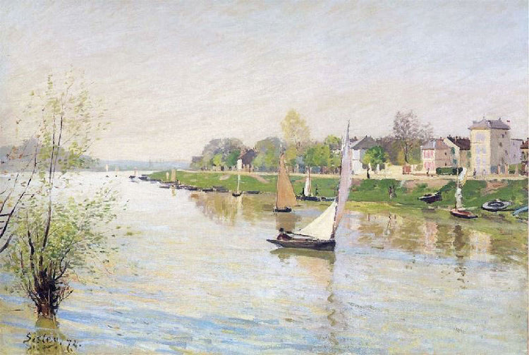 The Seine At Argenteuil by Alfred Sisle