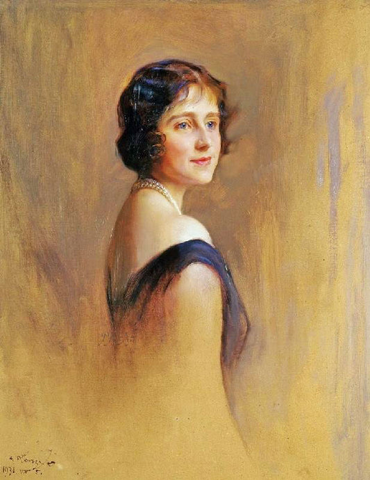 Queen Elizabeth, When Duchess Of York by Philip Alexius de László