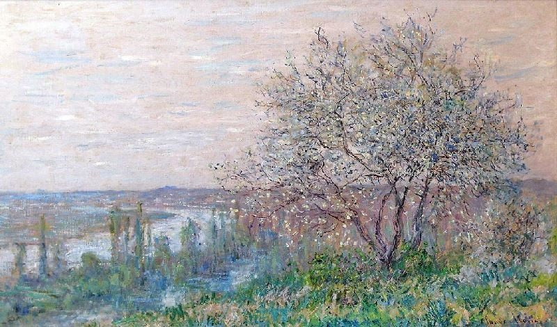 Spring In Vetheuil by Claude Oscar Monet