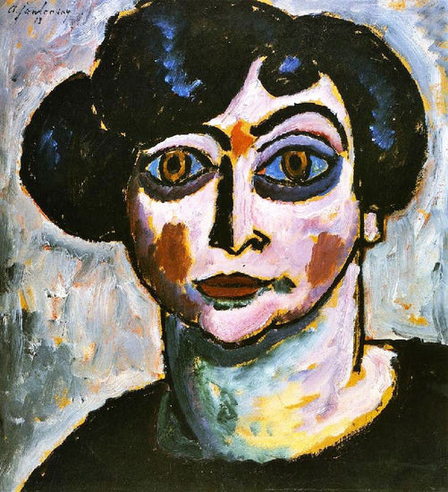 Woman With Black Hair by Alexei Jawlensk