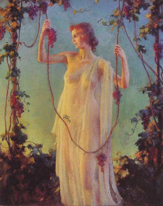 Fall Sunshine by Charles Courtney Curran