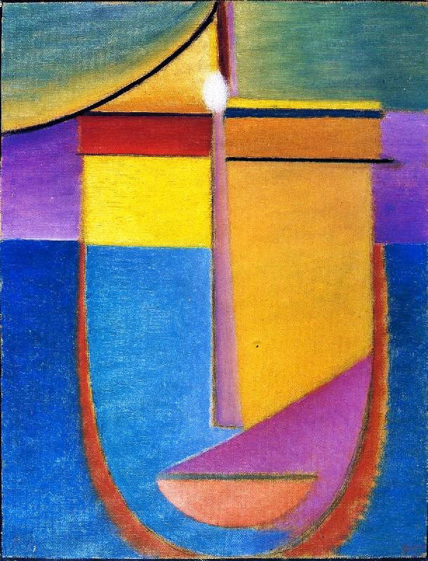 Abstract Head: Sunbeam by Alexei Jawlensk