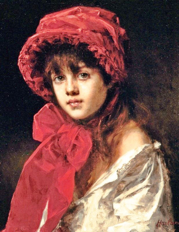 GIRL IN A RED HAT