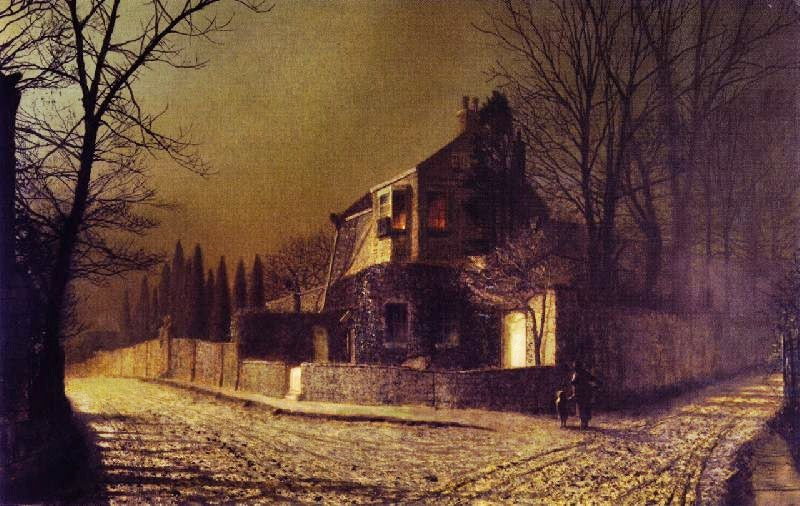 Yew Court, Scalby, Near Scarborough by John Atkinson Grimshaw