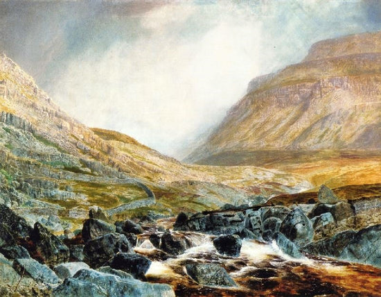 Ingleborough From Under White Scar by John Atkinson Grimshaw
