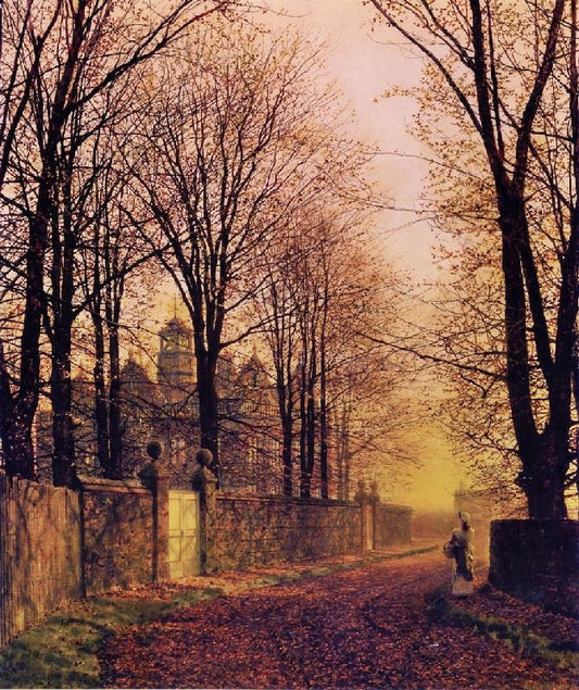 October Gold by John Atkinson Grimshaw