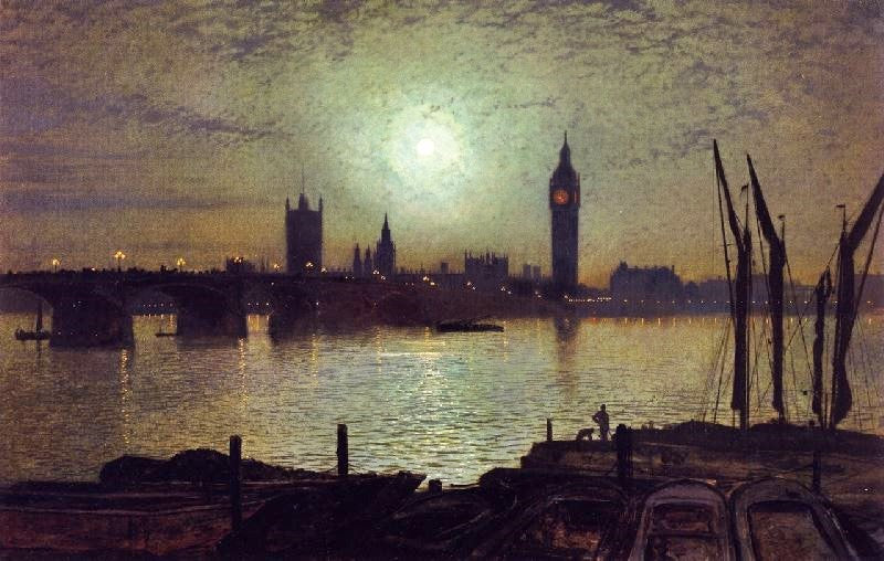 WESTMINSTER BRIDGE BY MOONLIGHT