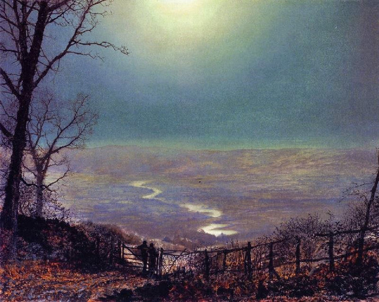 Moonlight, Wharfedale by John Atkinson Grimshaw