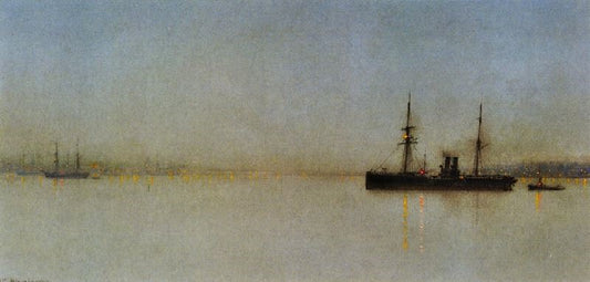 The Port Light by John Atkinson Grimshaw