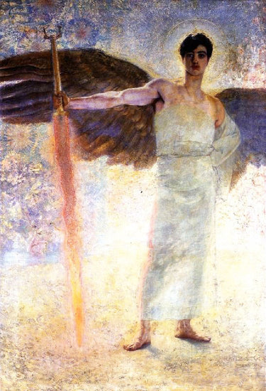 The Guardian Of Paradise by Franz von Stuck